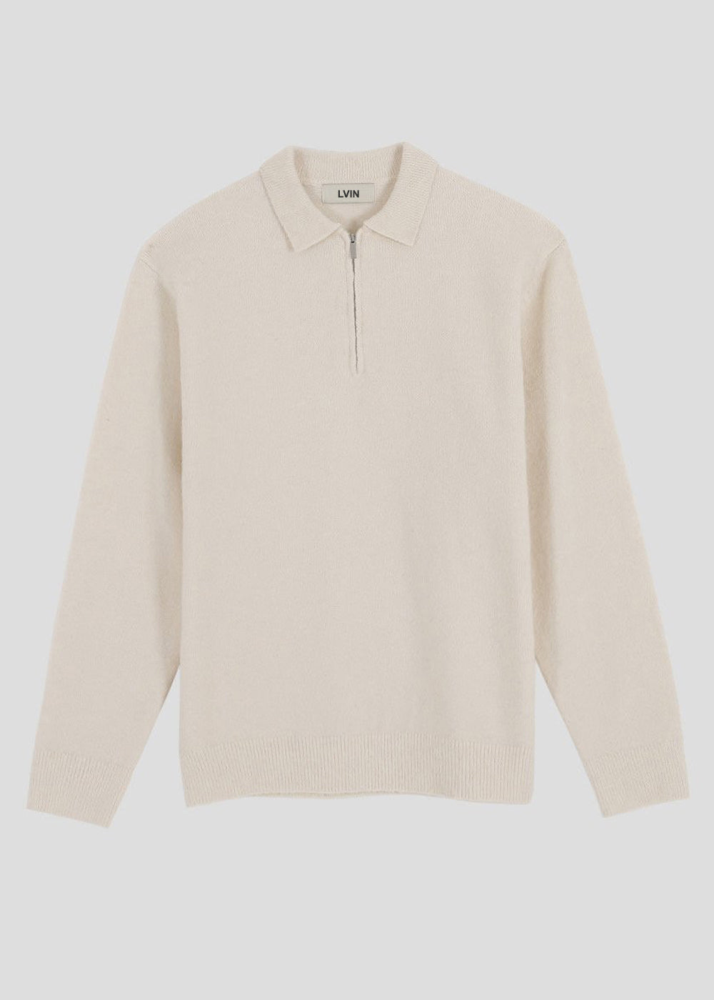 CASHMERE ZIP-UP SWEATER