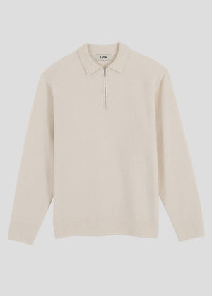 CASHMERE ZIP-UP SWEATER