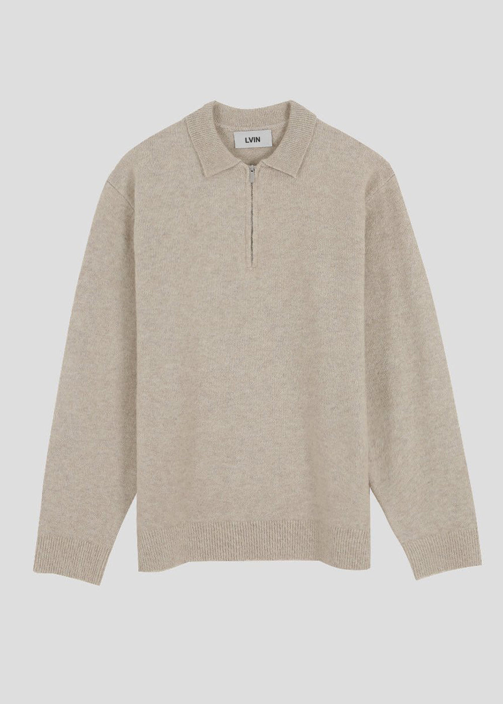 CASHMERE ZIP-UP SWEATER