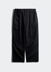 WIDE FIT COTTON PANTS_BLACK