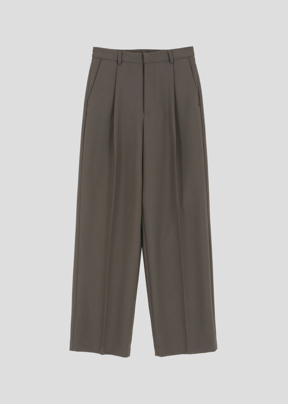 WIDE PIN TUCK SPAN PANTS