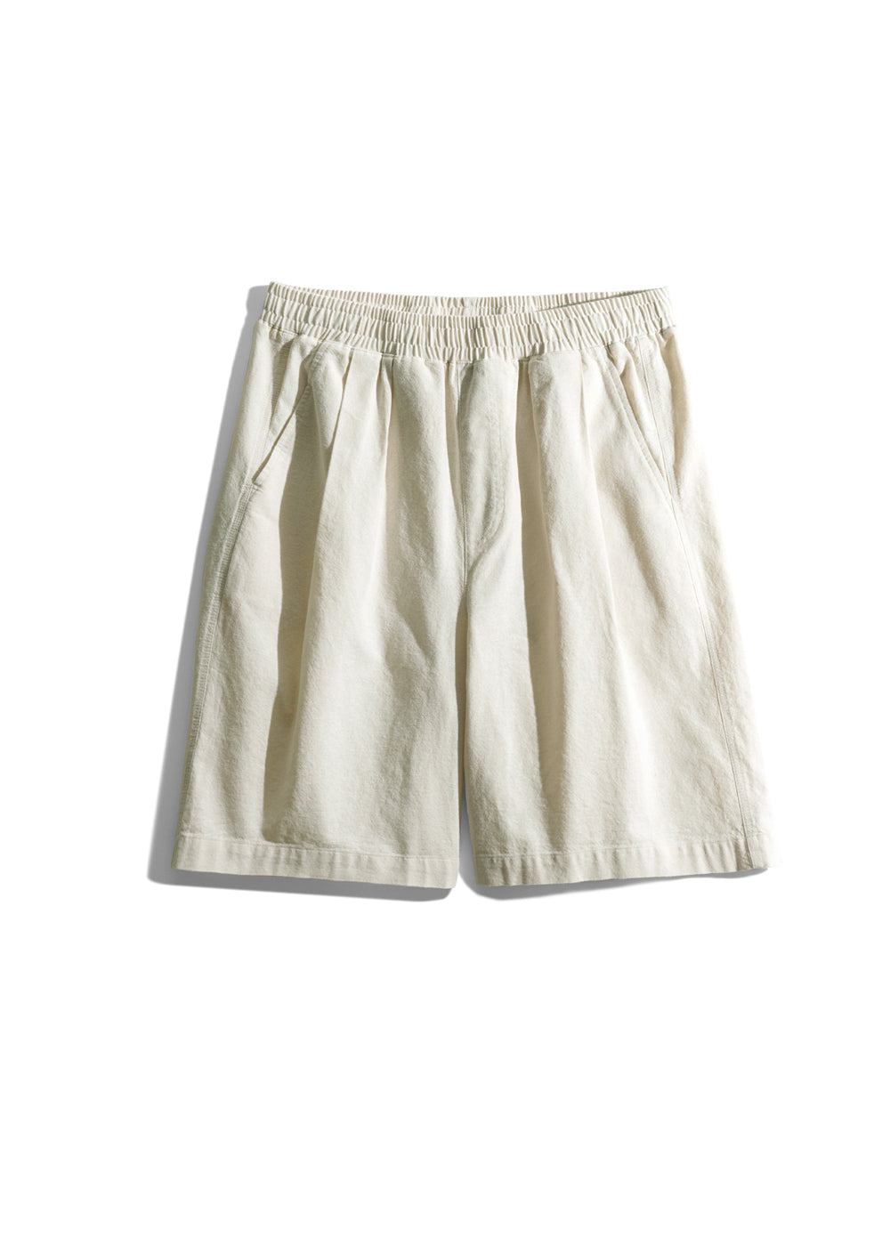 NATURAL DYED LINEN HALF PANTS