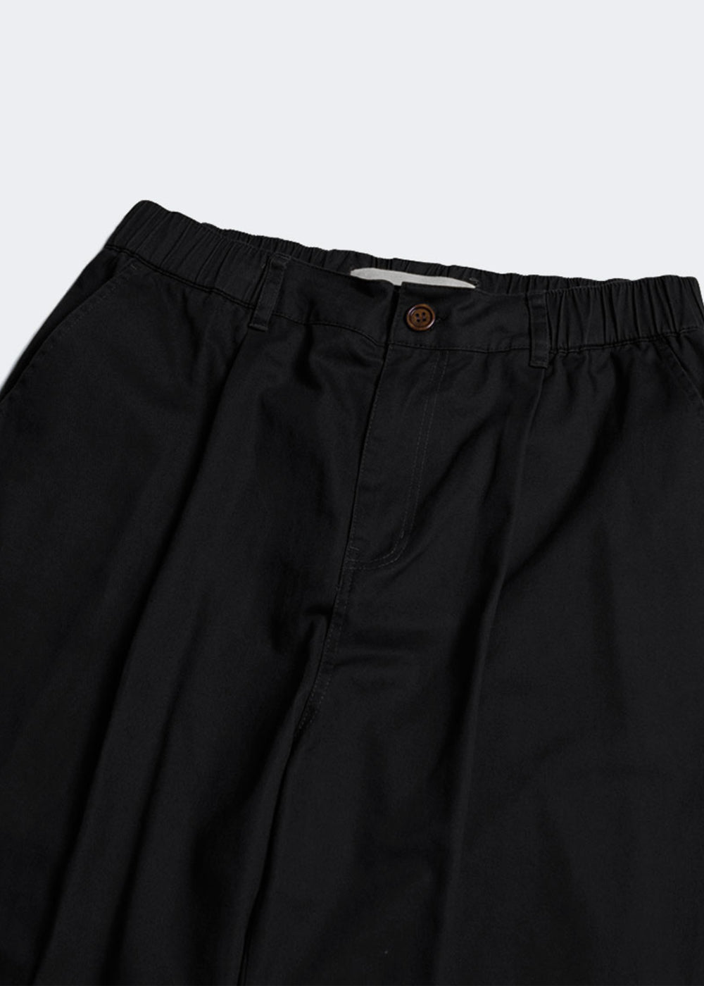 WIDE FIT COTTON PANTS_BLACK