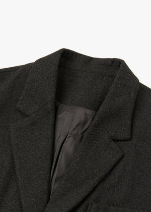 WOOL OUTPOCKET BLAZER_BLACK