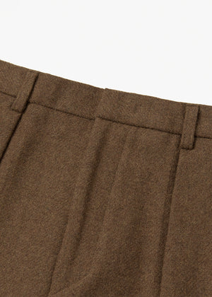 WOOL CLASSIC PANTS_BROWN