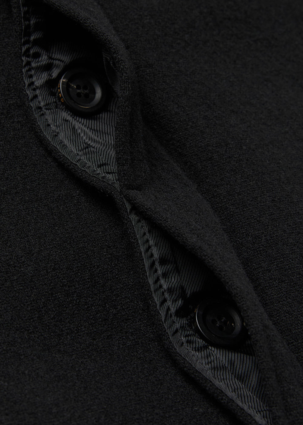 WOOL PLACKET JACKET_BLACK