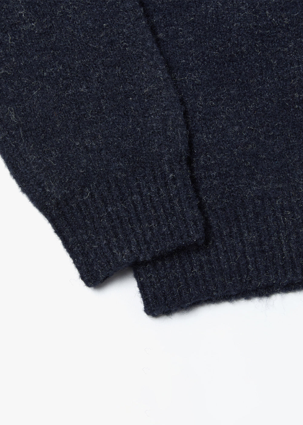 FINE WOOL V NECK SWEATER_NAVY