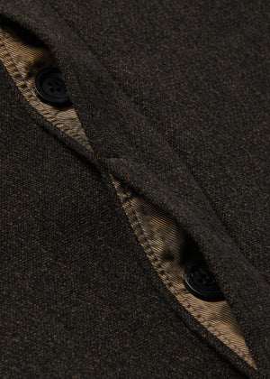 WOOL PLACKET JACKET_BROWN