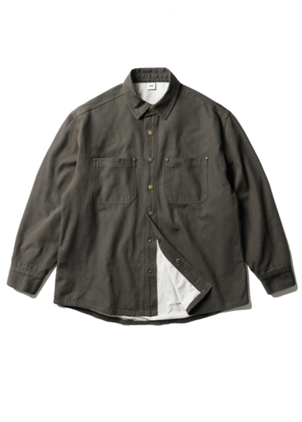 POCKET POINTED SHIRT JACKET