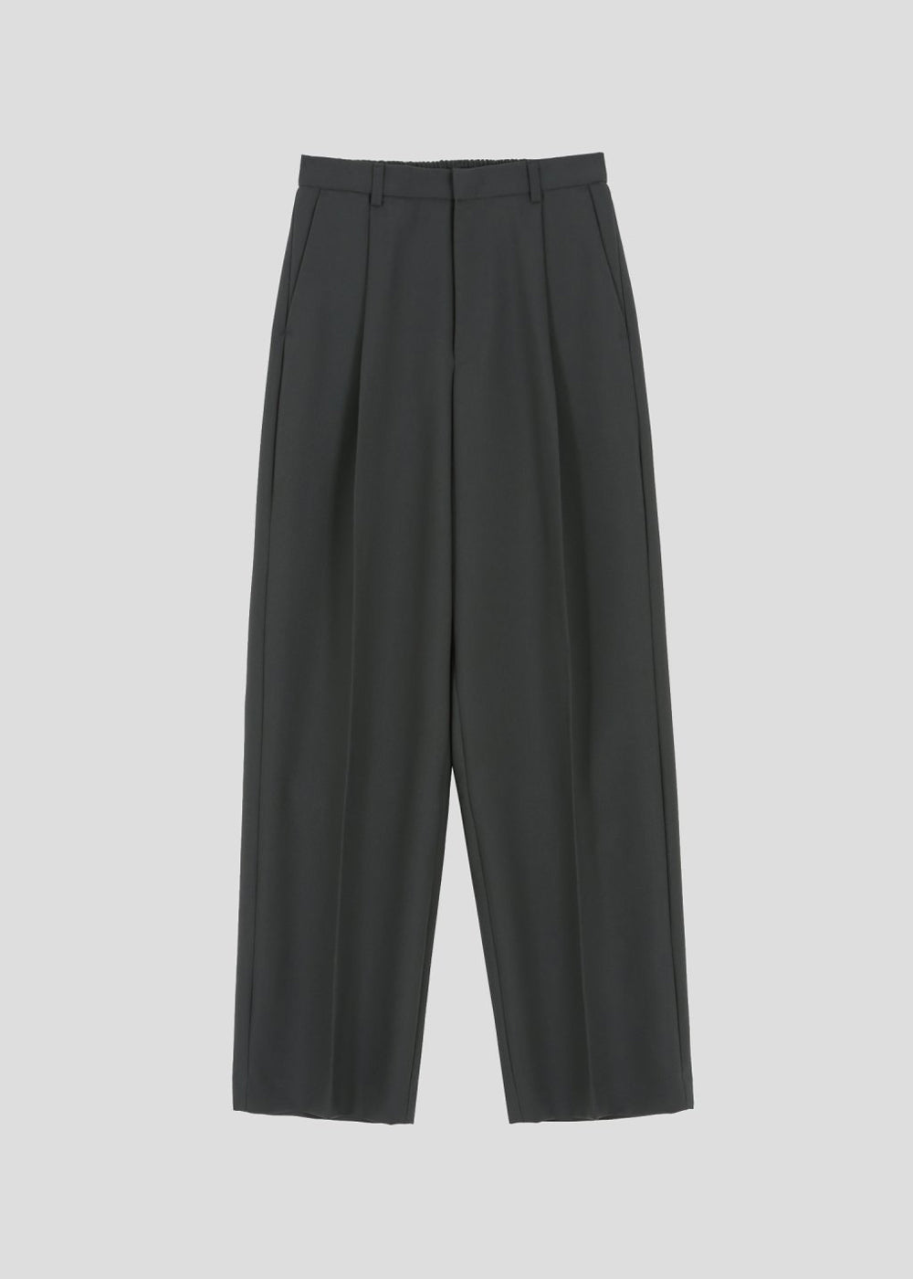 WIDE PIN TUCK SPAN PANTS