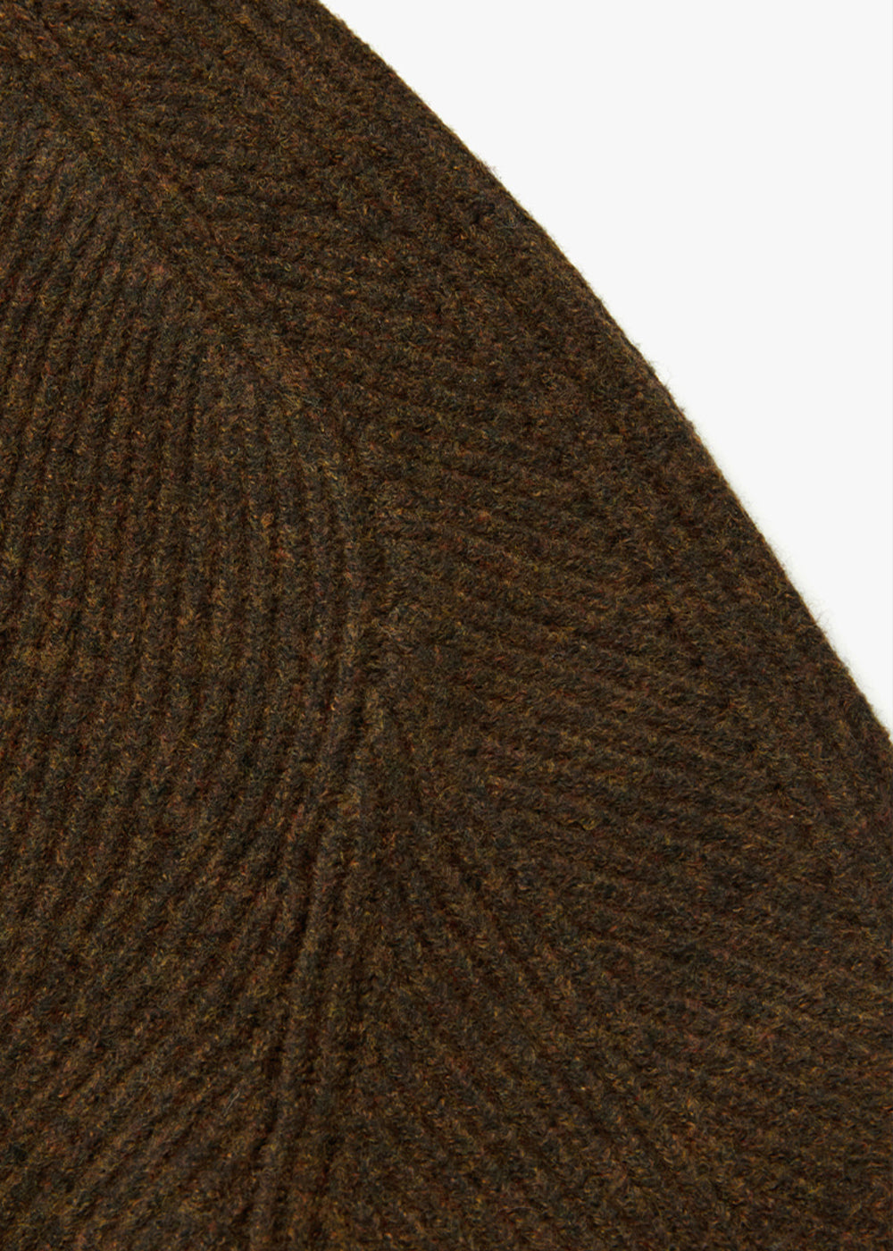 WOOL COMB-PATTERN SWEATER_BROWN