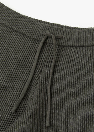 NATURAL ALPACA KNITTING PANTS_CHARCOAL