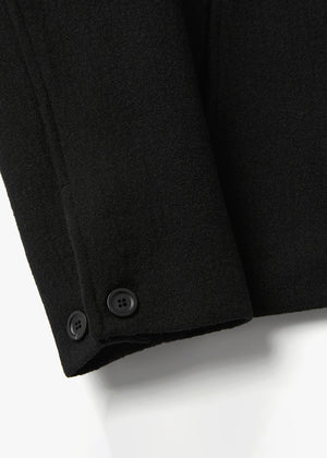 WOOL PLACKET JACKET_BLACK