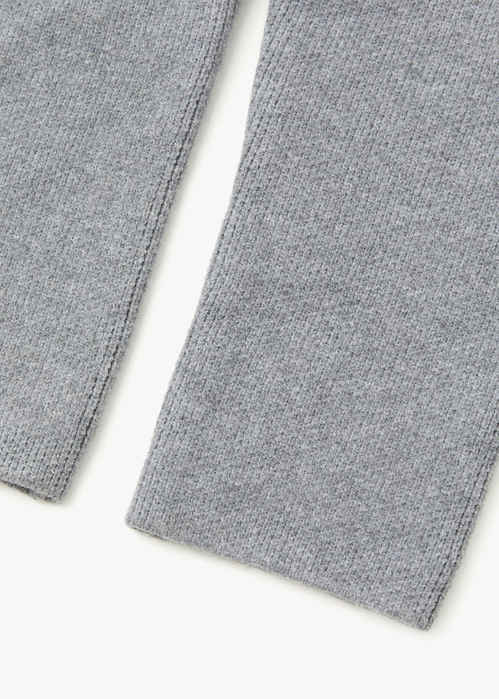 BLEND KNITTED ZIP-UP JACKET_GRAY