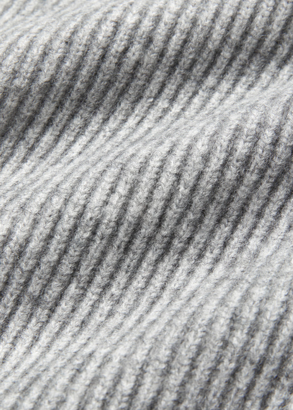 WOOL COMB-PATTERN SWEATER_GRAY