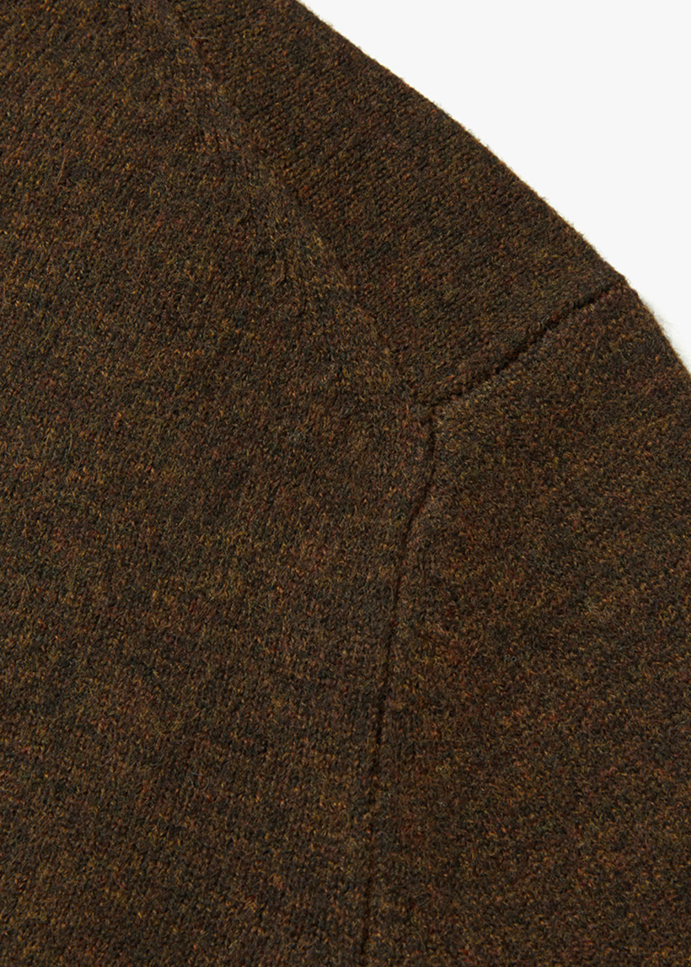 WOOL HALF-NECK SWAETER_BROWN