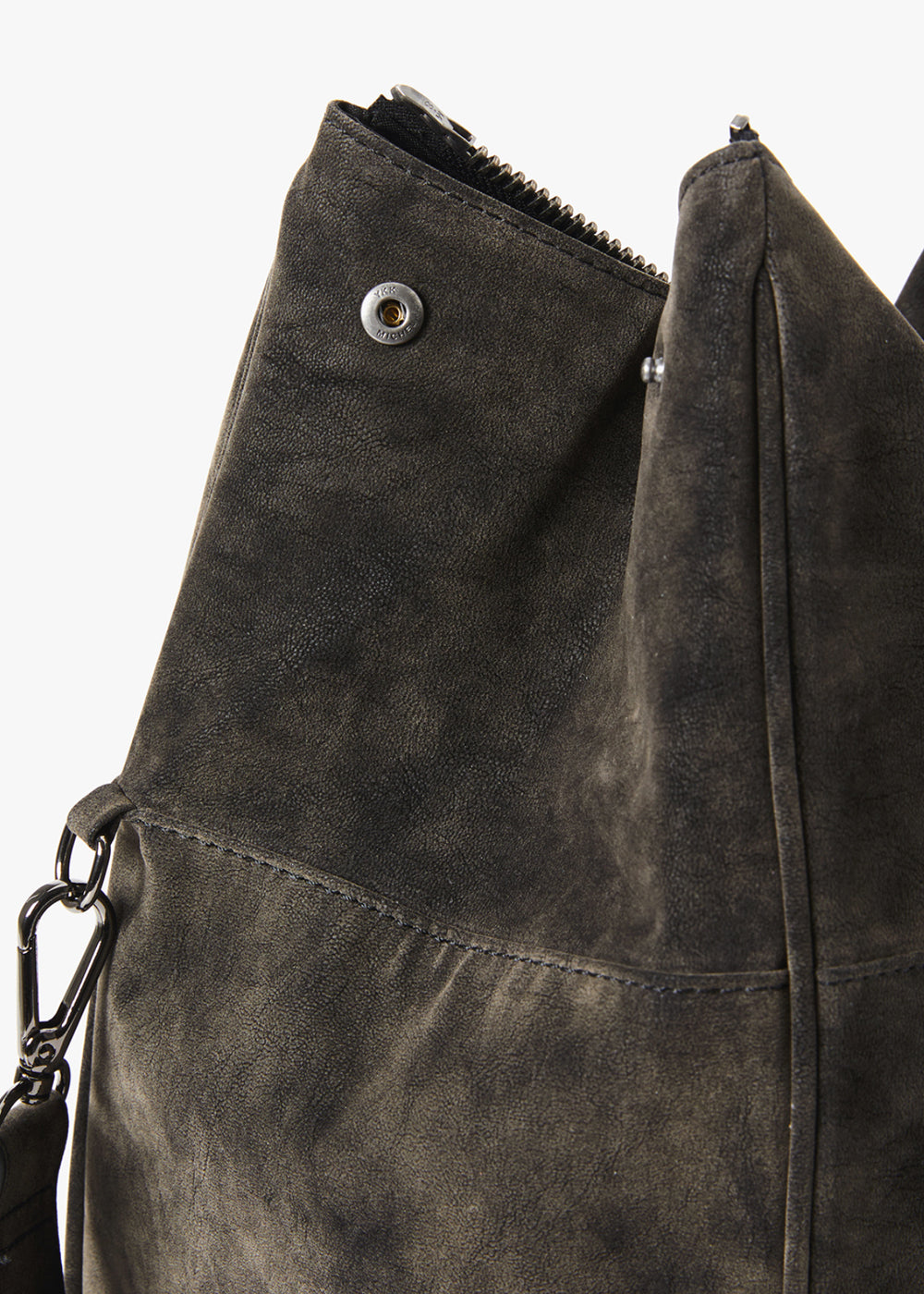 SUEDE DUFFLE BAG_BLACK