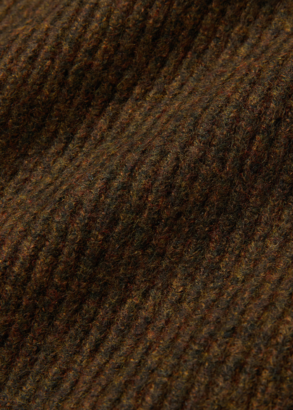 WOOL COMB-PATTERN SWEATER_BROWN