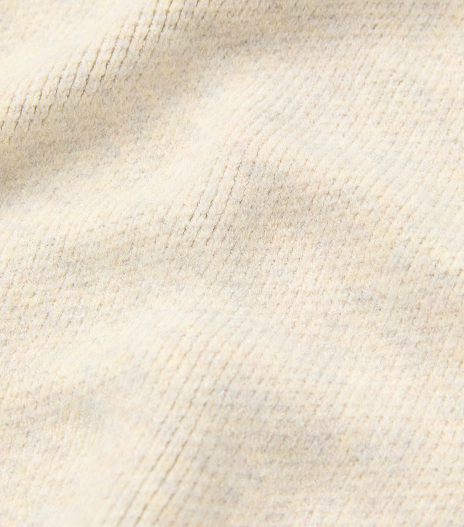 BLEND KNITTED ZIP-UP JACKET_IVORY