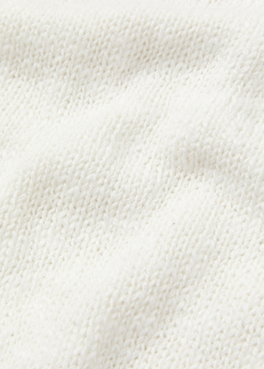 PIN-TUCK COTTON SWEATER_IVORY
