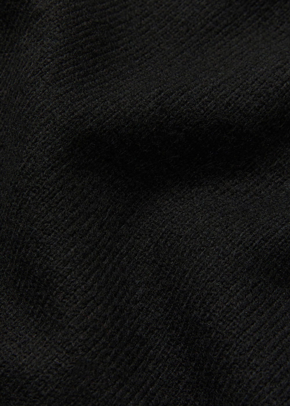 WOOL HALF-NECK SWAETER_BLACK