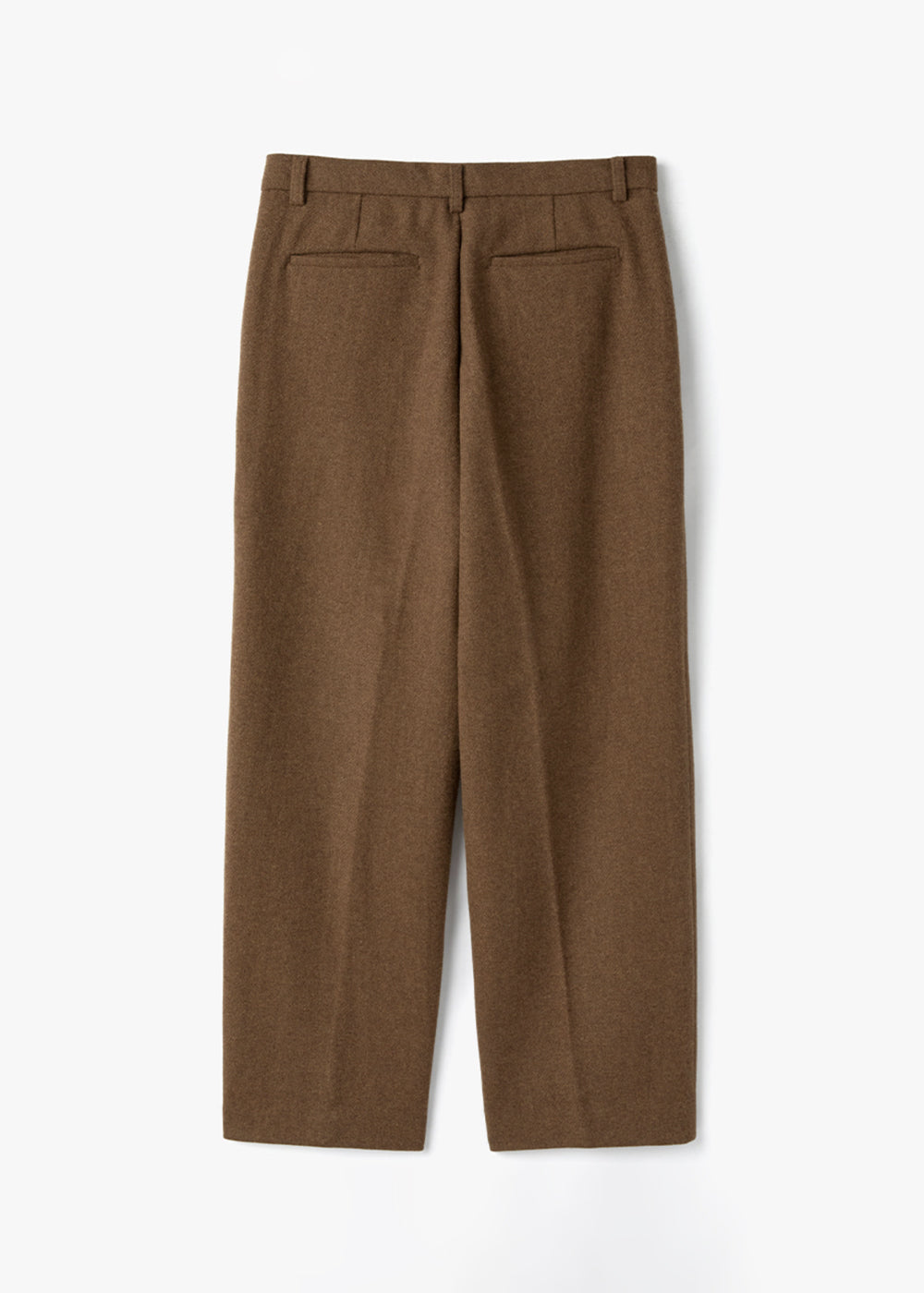 WOOL CLASSIC PANTS_BROWN