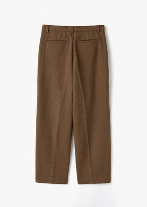 WOOL CLASSIC PANTS_BROWN