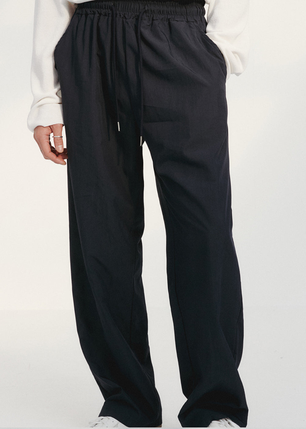 SIGNATURE BANDING PANTS_NAVY