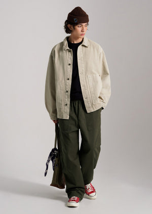 COTTON DYED WORKER JACKET