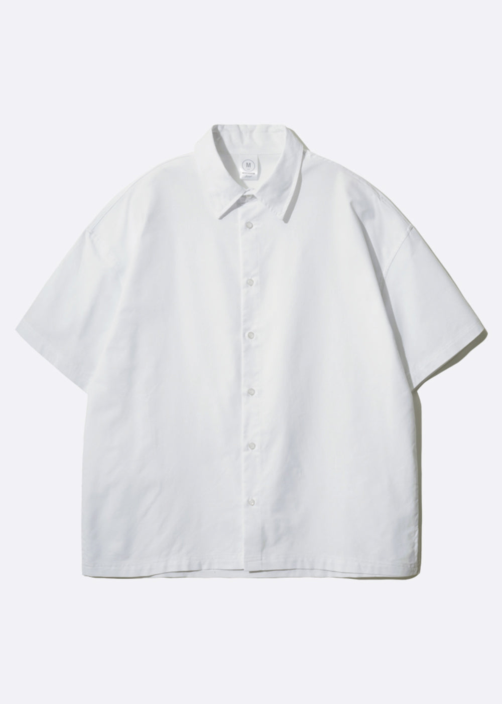 RELAXED FIT SHORT SLEEVE SHIRT IVORY