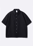 RELAXED FIT SHORT SLEEVE SHIRT BLACK