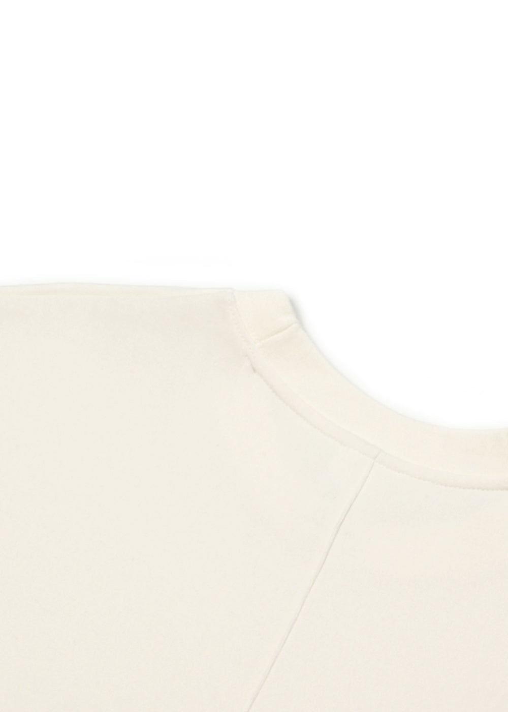 DOUBLE COTTON SHORT SLEEVE T_CREAM