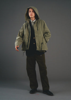 CROPPED FISHTAIL SHIELD_OLIVE